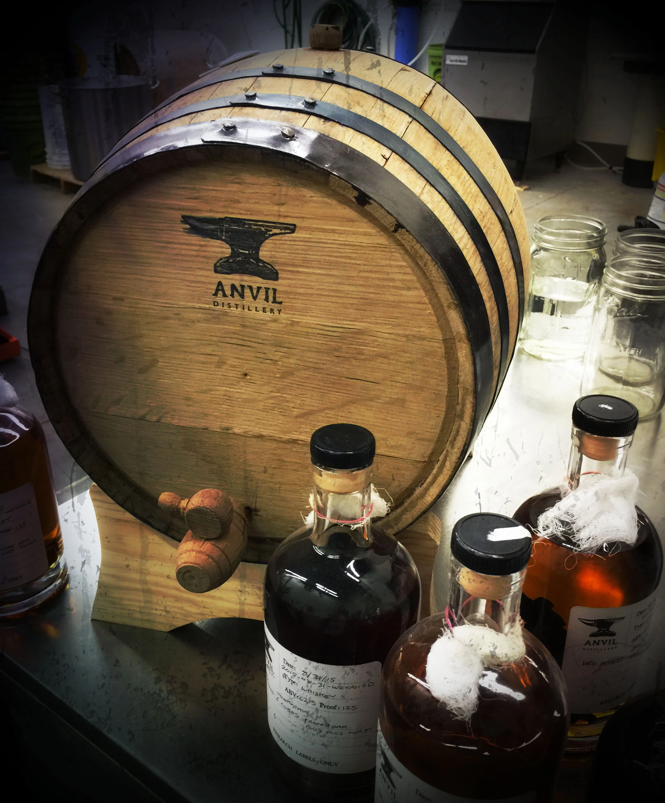 Some of the whiskey experiments
