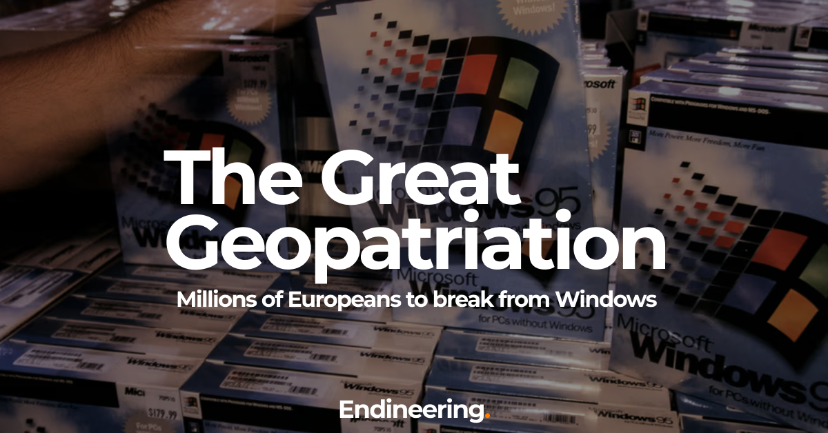 The Great Geopatriation:&nbsp;Digital Endings Coming for Millions of Europeans  Millions of Europeans to break from Windows