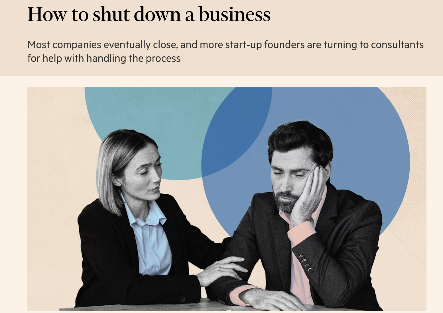 How to shut down a business | FT Financial Times
