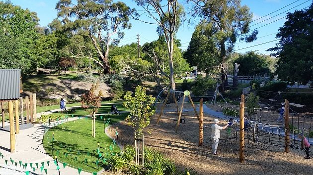 Natural-Styled Play Structure
