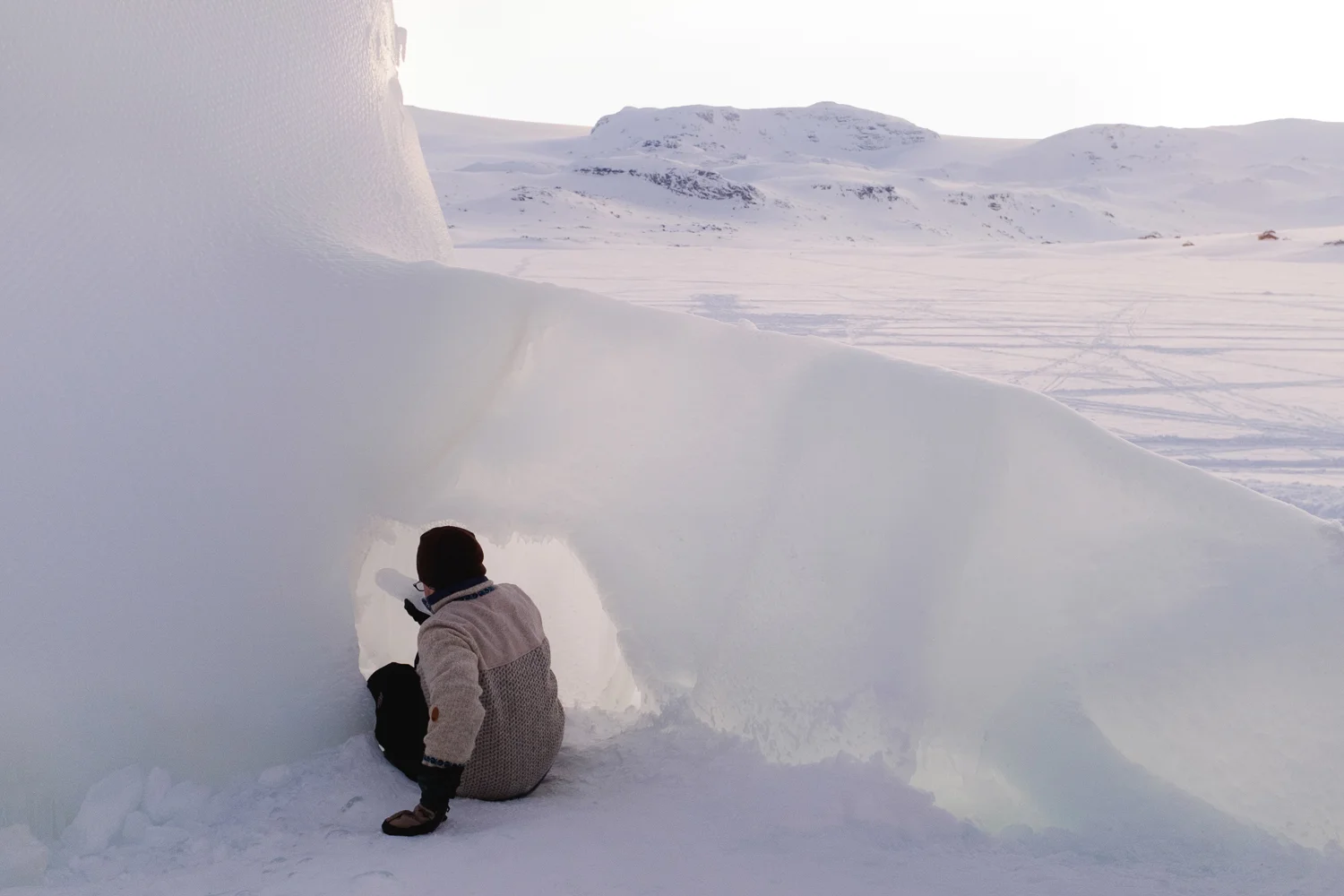 Musician Peter Paelinck also had a secret artist entrance in 2018 ❄️👍
