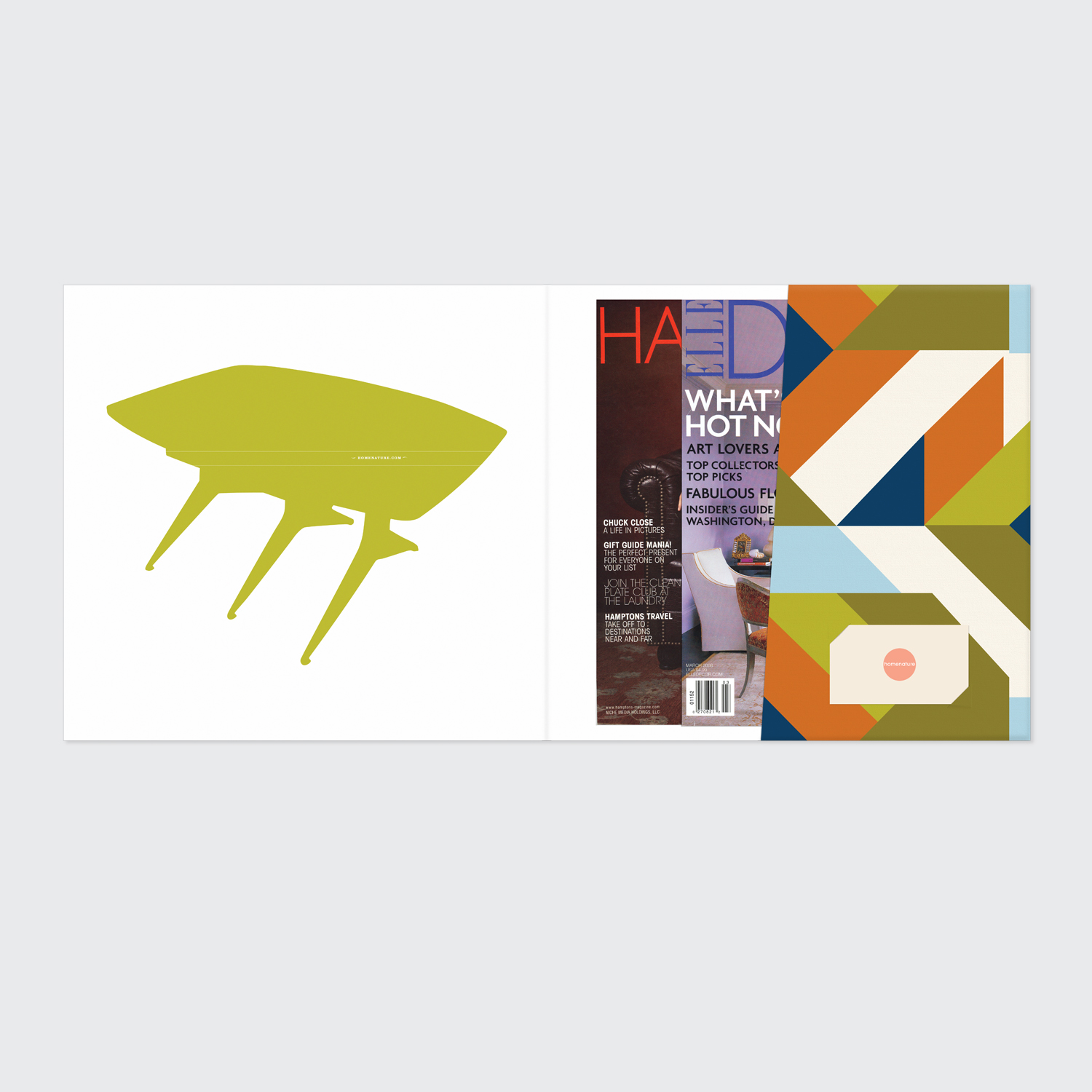 homenature inc. media kit folder, interior