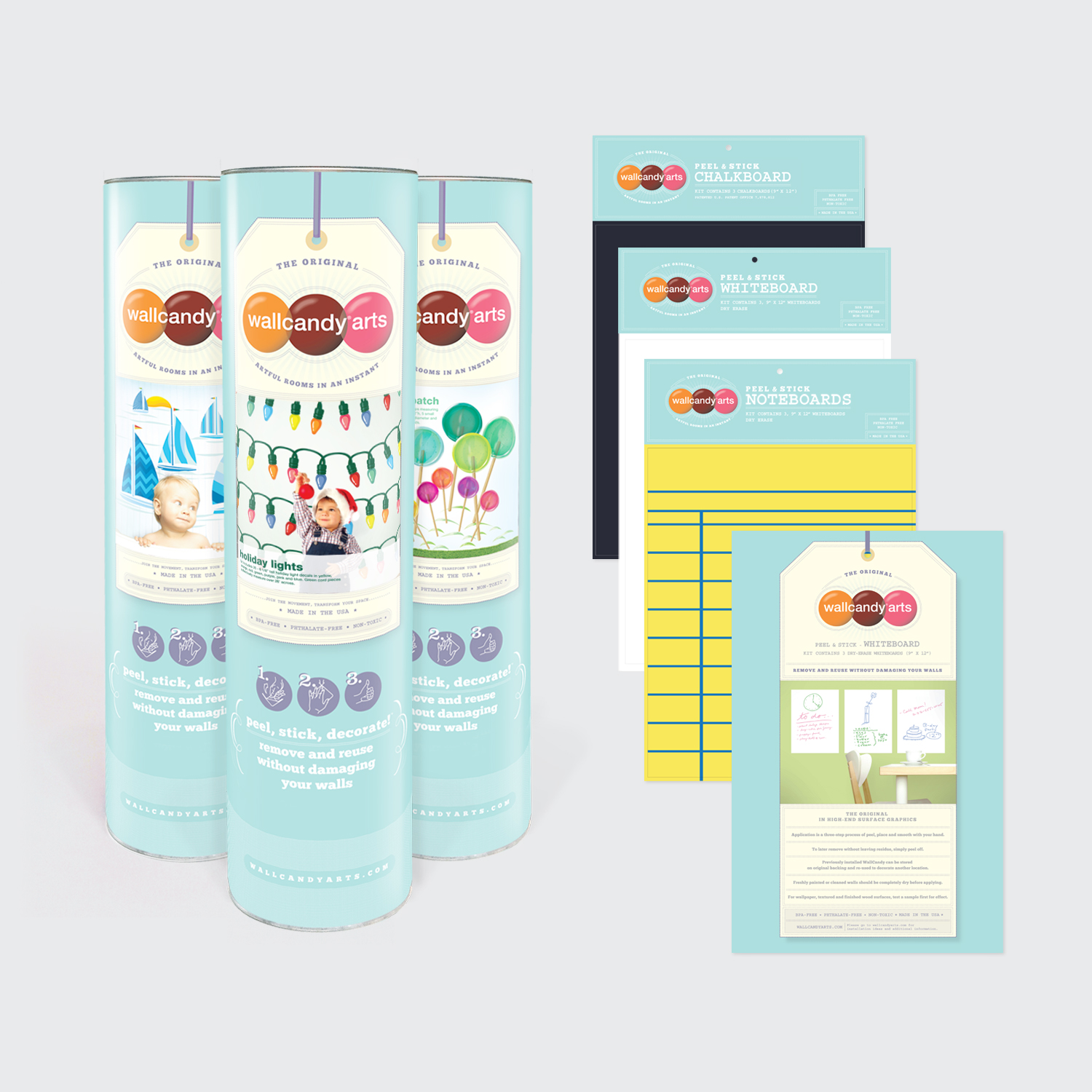 wallcandy arts packaging, tubes and flatpacks