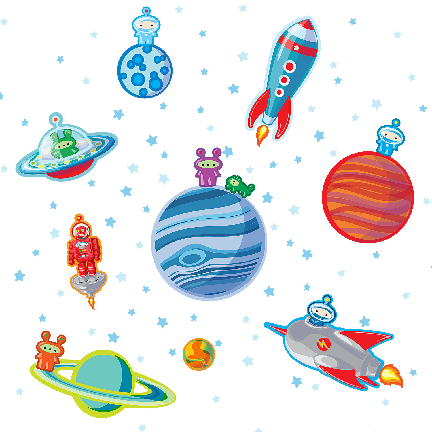 Happy Space - Wall Decals