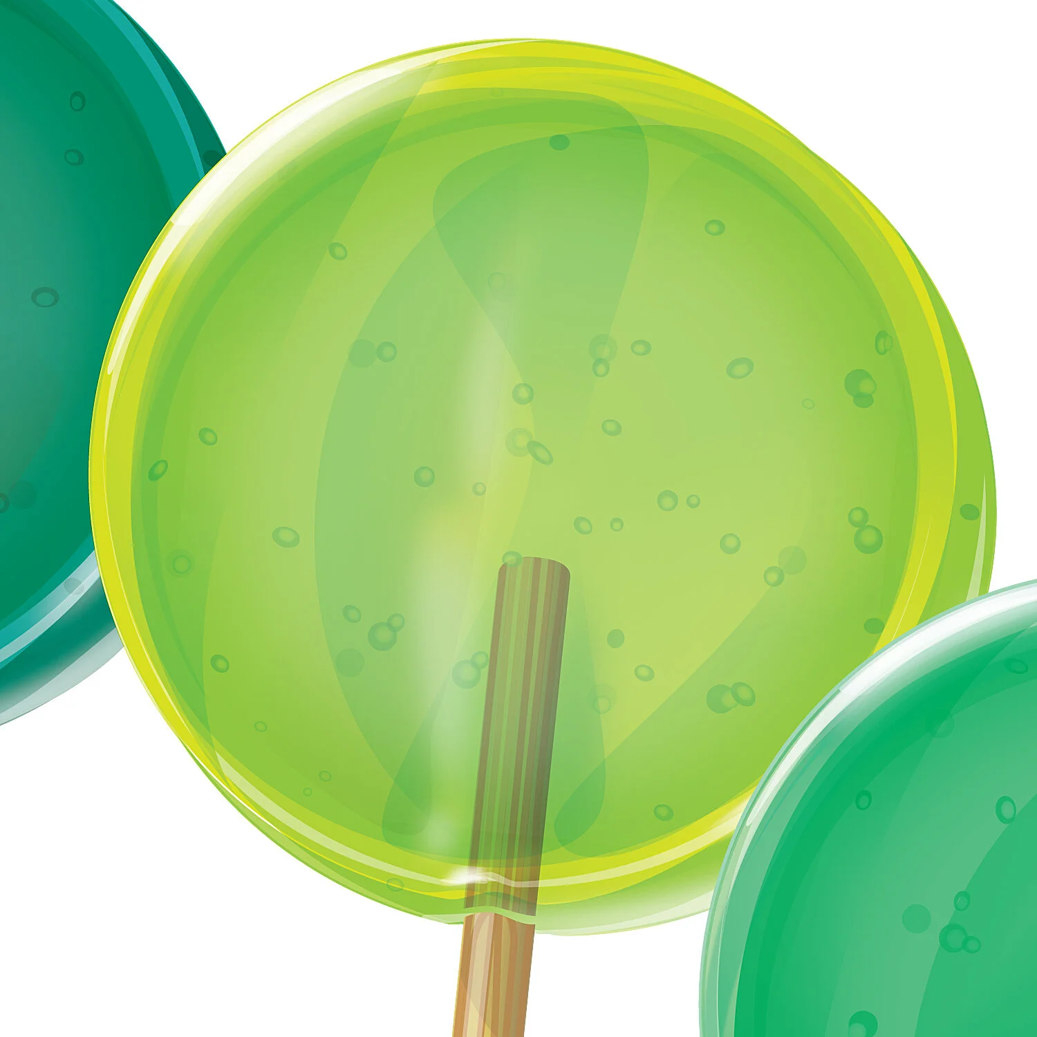 Lollipop Patch, detail - Wall Decals