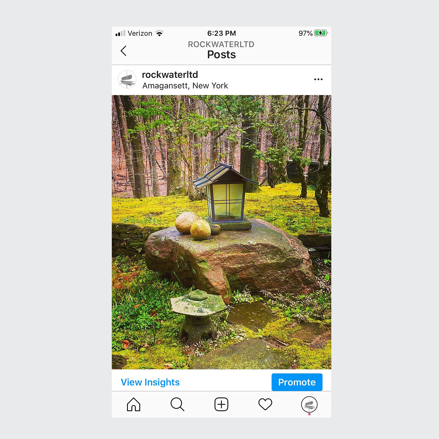  ROCKWATER Instagram landscape post 