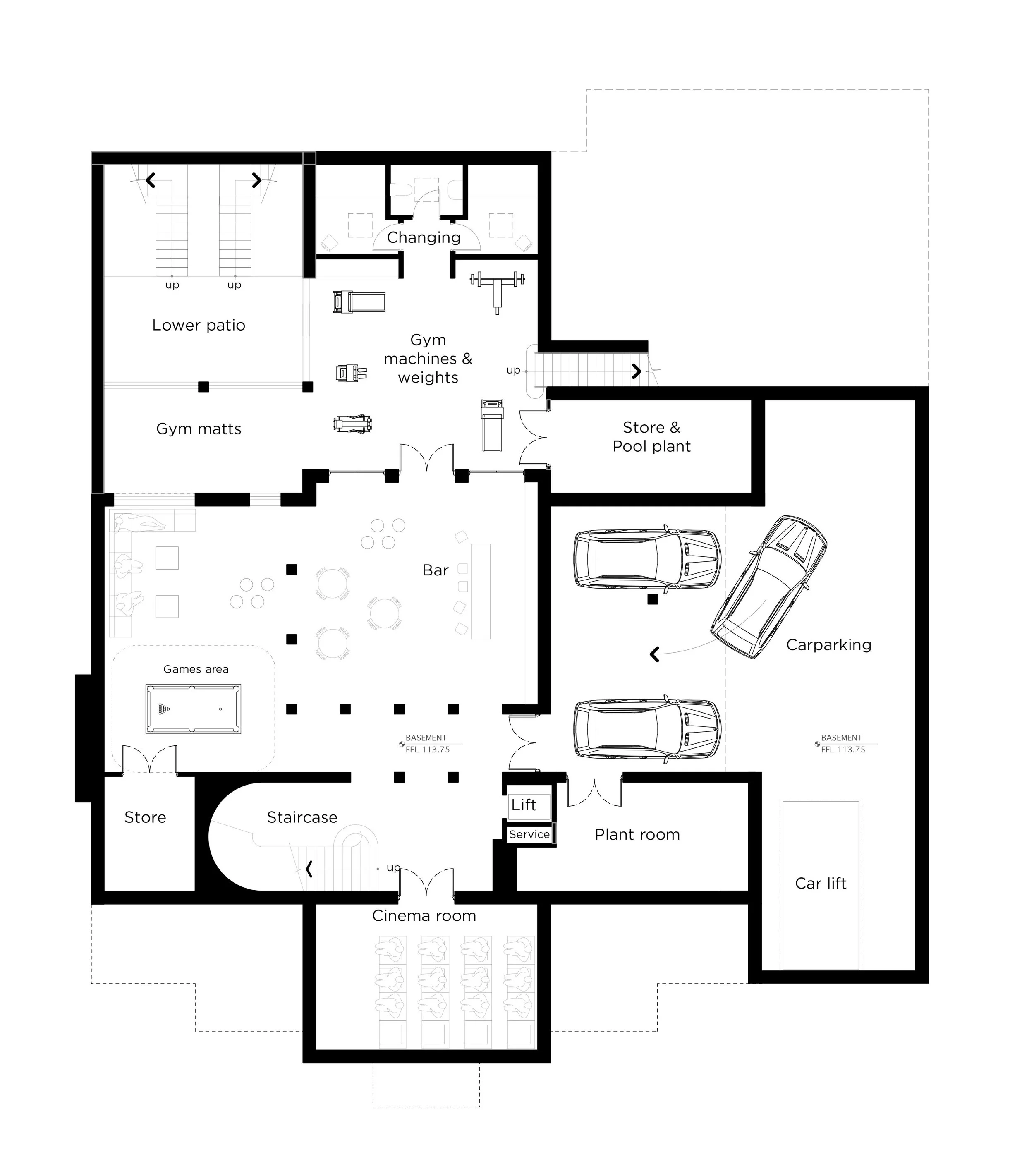 Basement plan