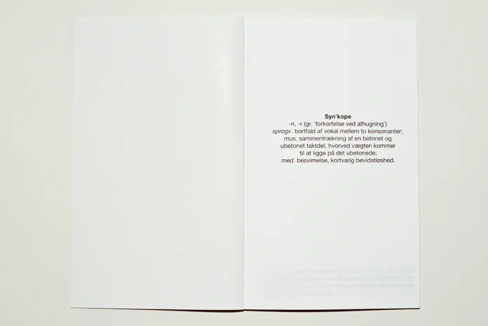 Synkope Line Hvidbjerg