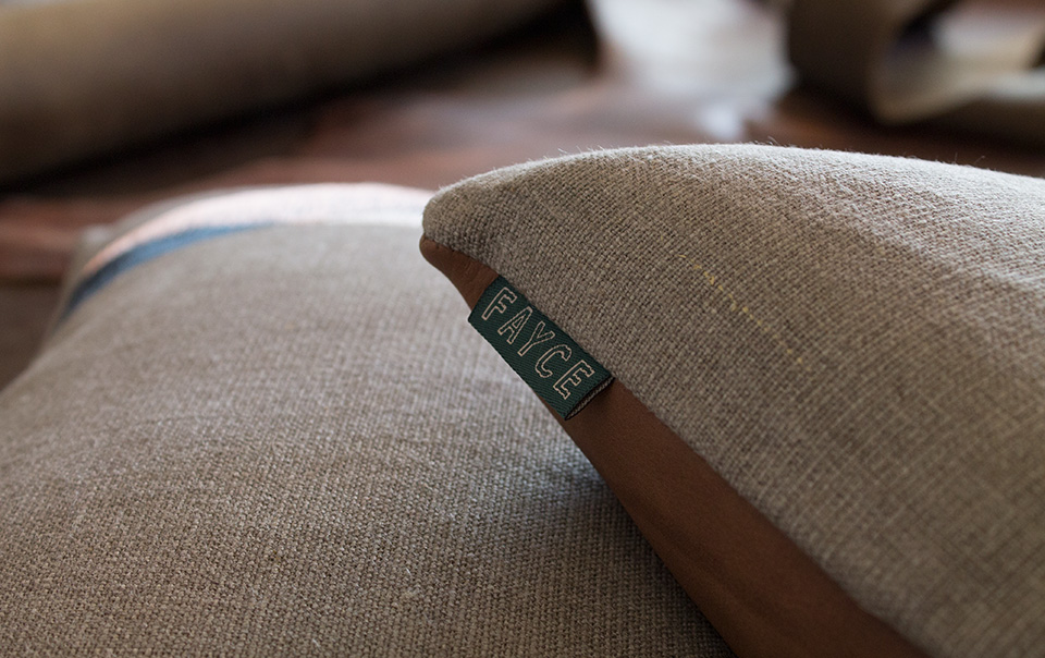 embroidered pillow