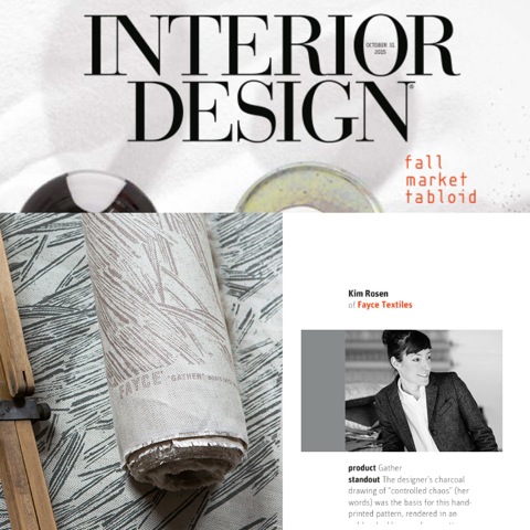 Interior Design Magazine - Fall Market Tabloid 2015