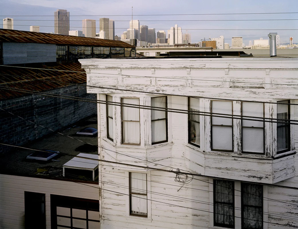  View of downtown from roof of 80 Langton Street, 1982 