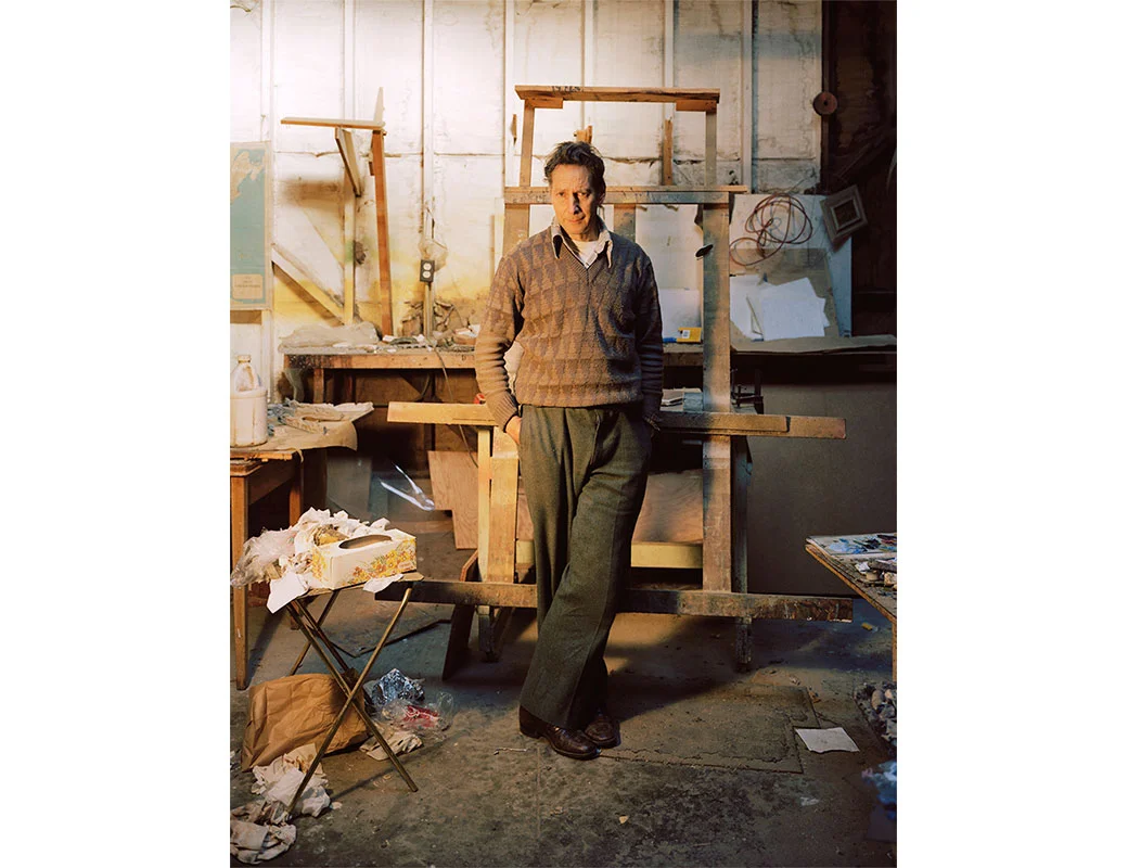  Chilean artist Ivan Garcia in his studio, 73 Langton Street 