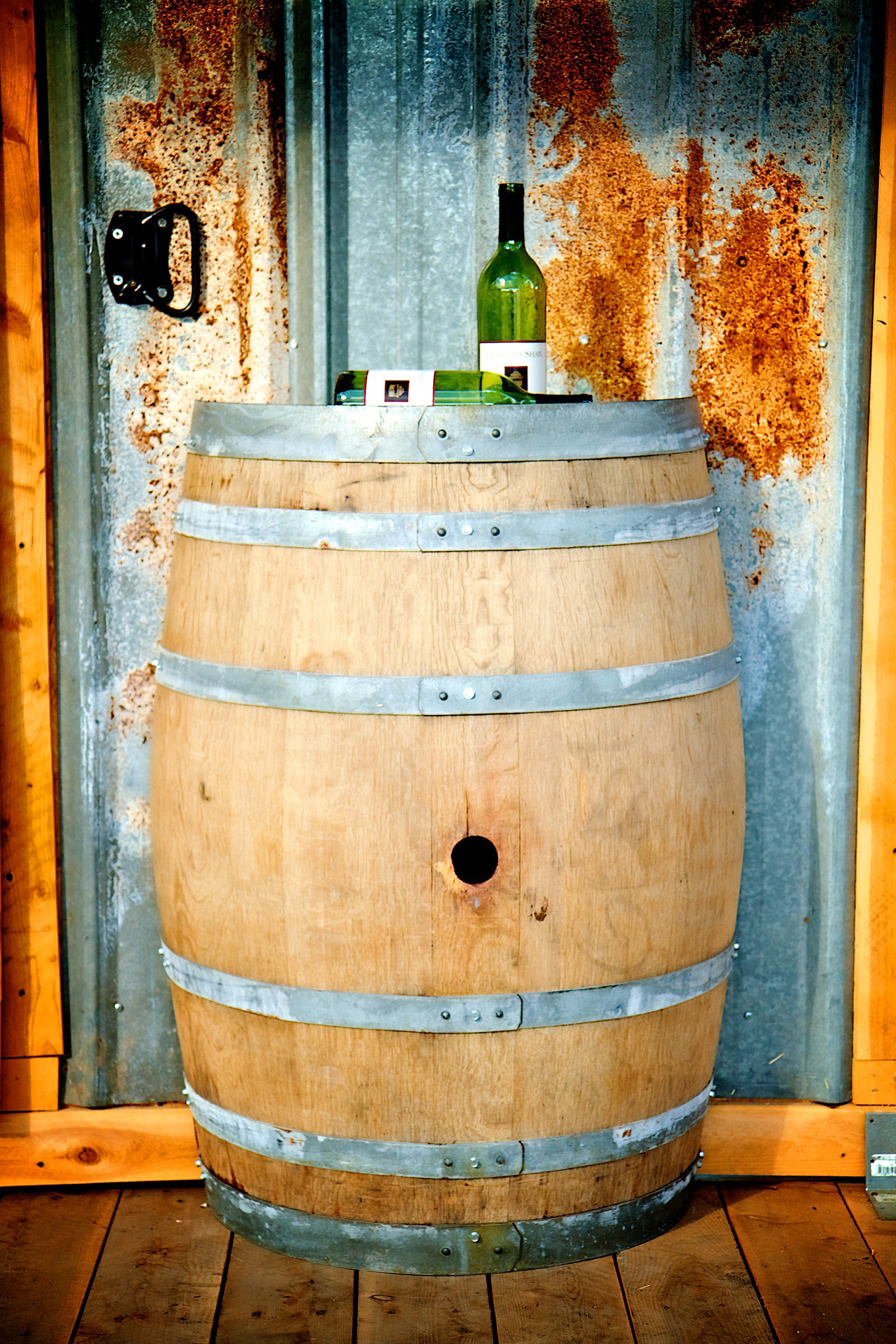 Whiskey Barrel Cut In Half Vertically Reclaimed Half Barrel Planter