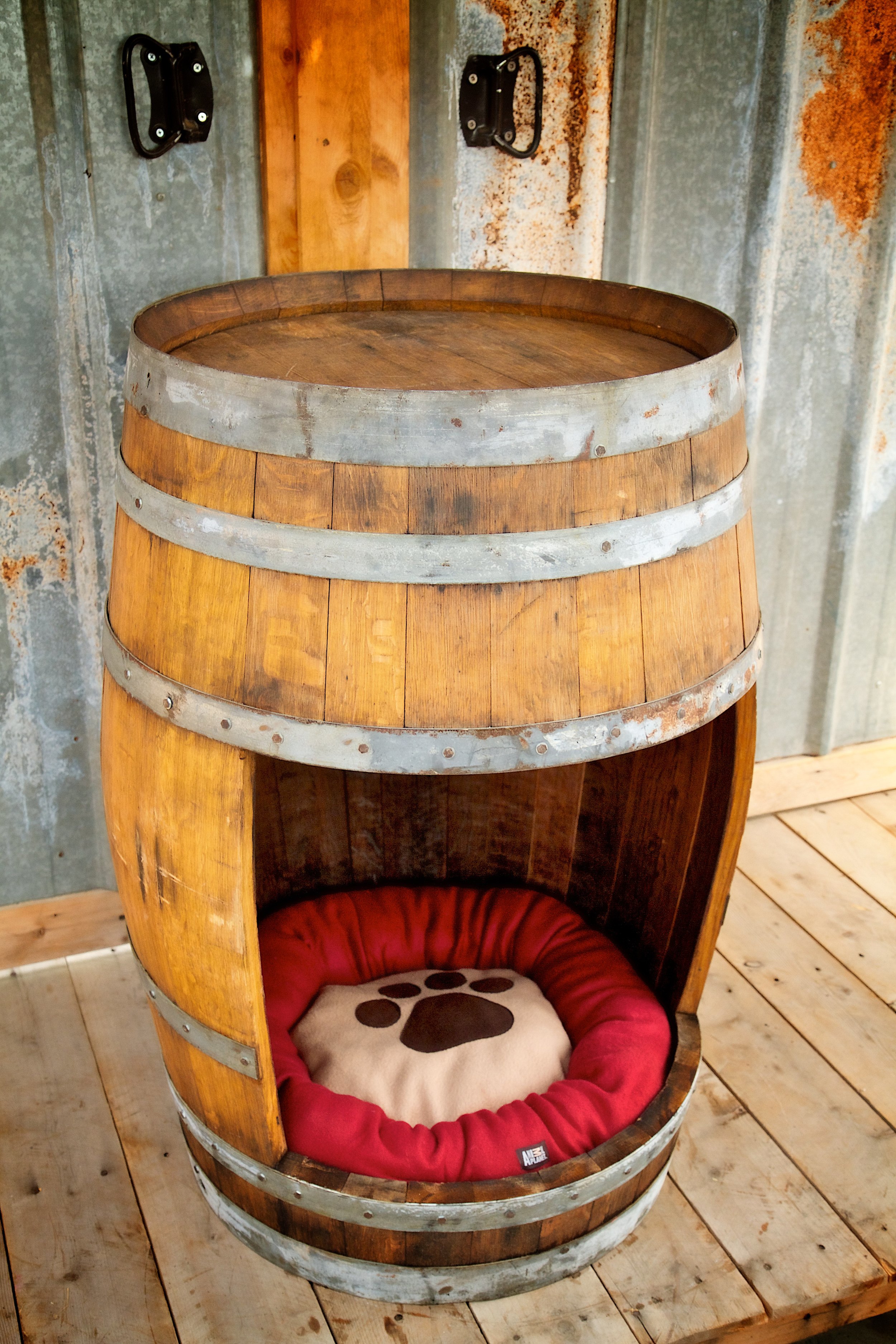 Loft Bed With Dog Kennel CABINA HOME Loft-style Dog Crate