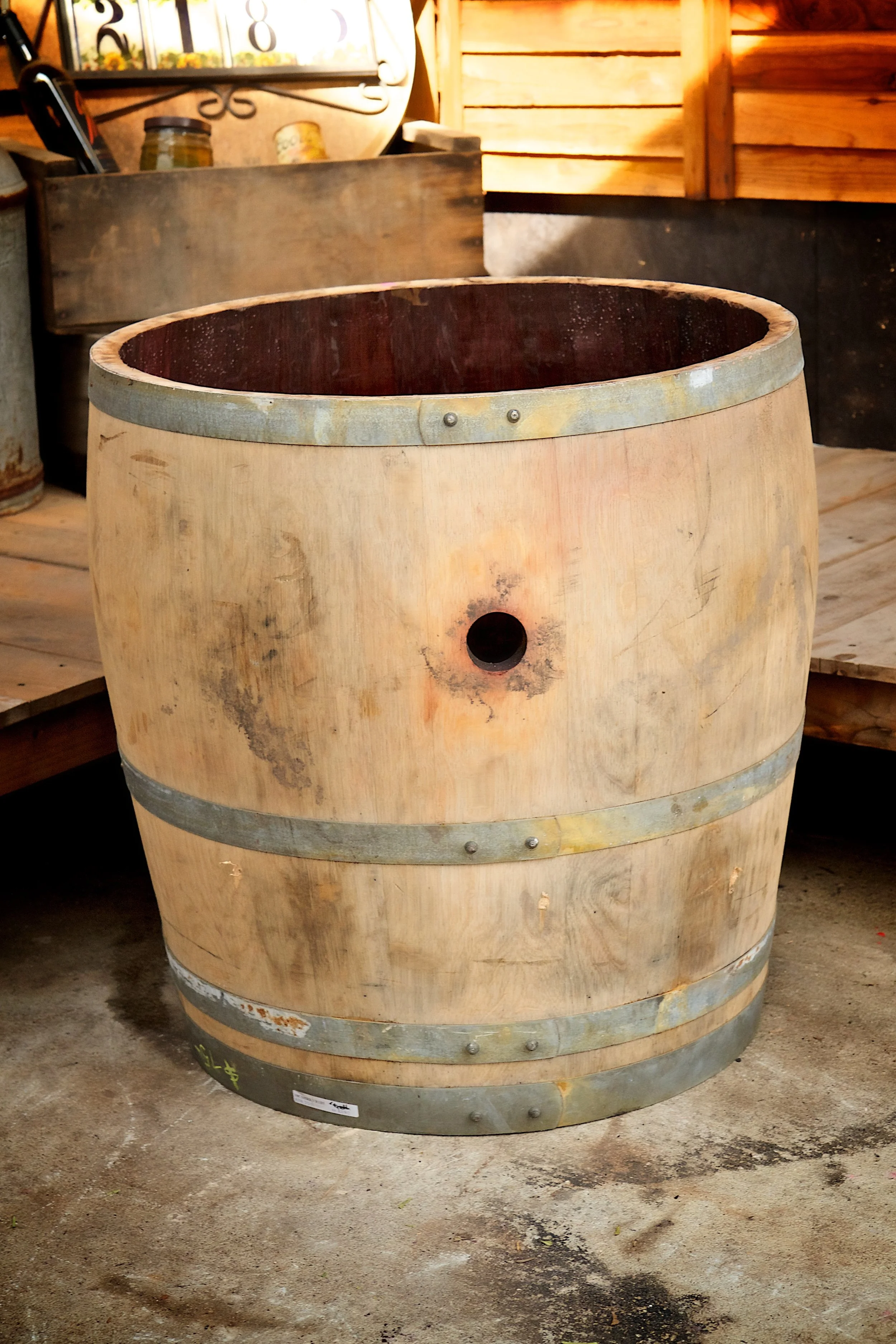 Three Quarter Barrel Planter