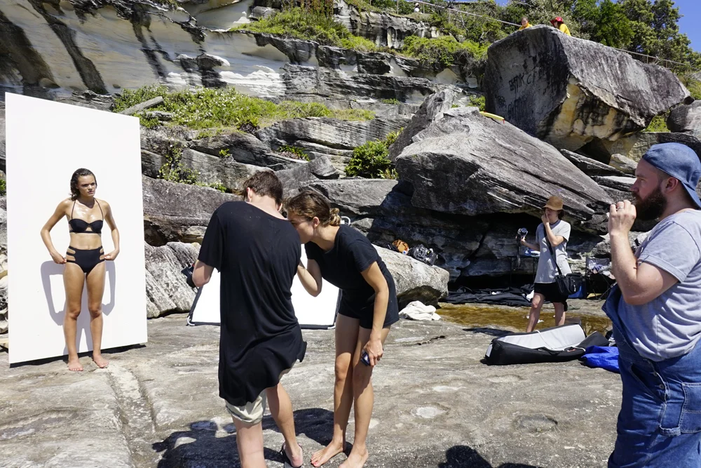 the team at work