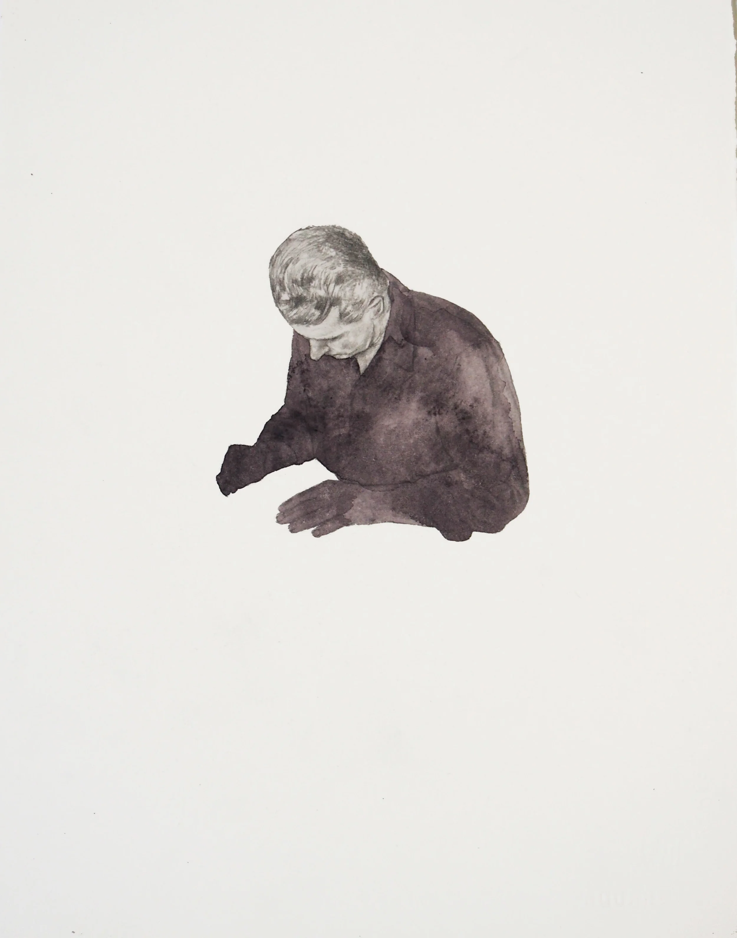 A Willingness to Forget 2 2013, 270x290mm Pencil and watercolour on Arches paper.