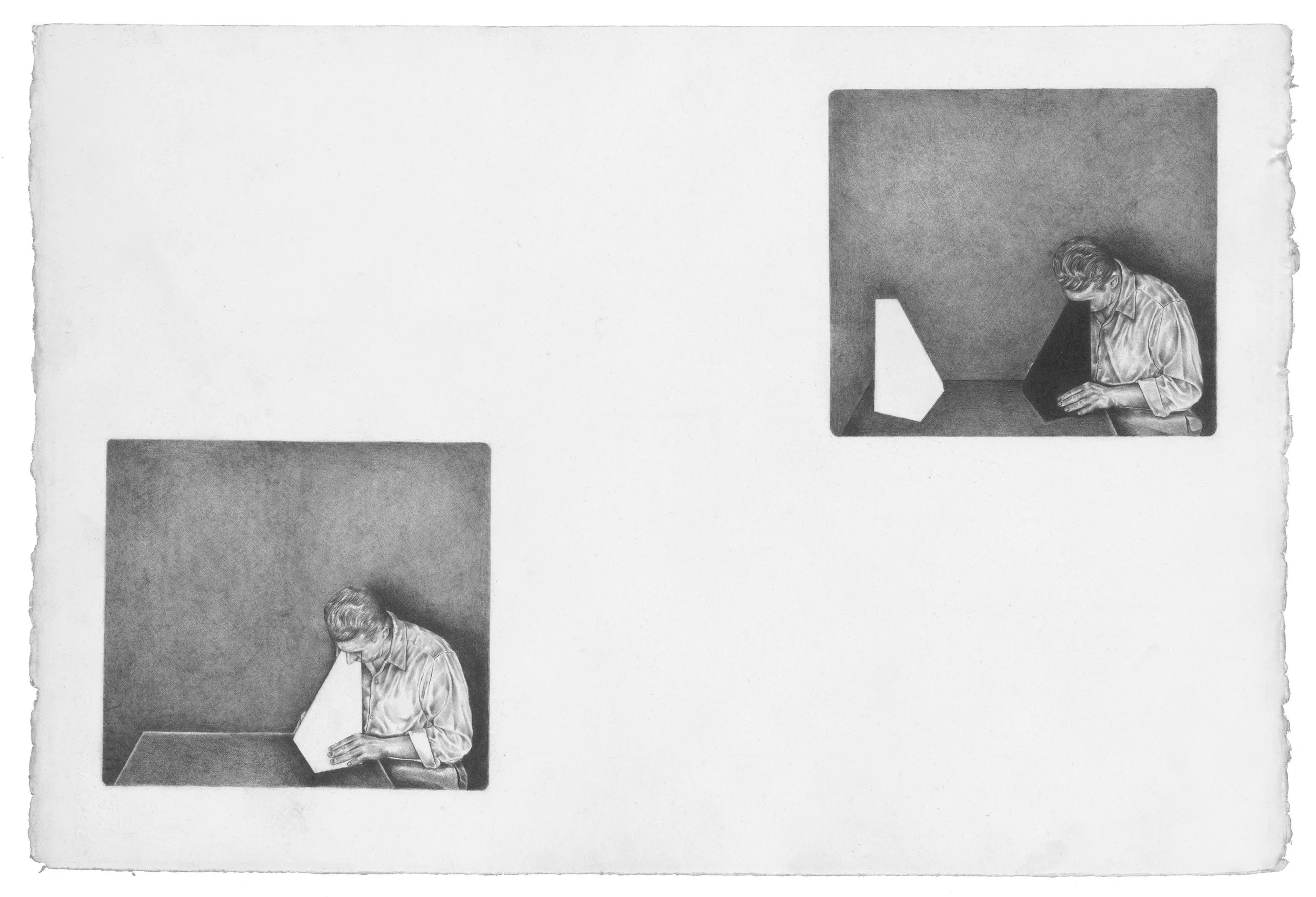 Repeater, 2015, pencil on paper, 420x500