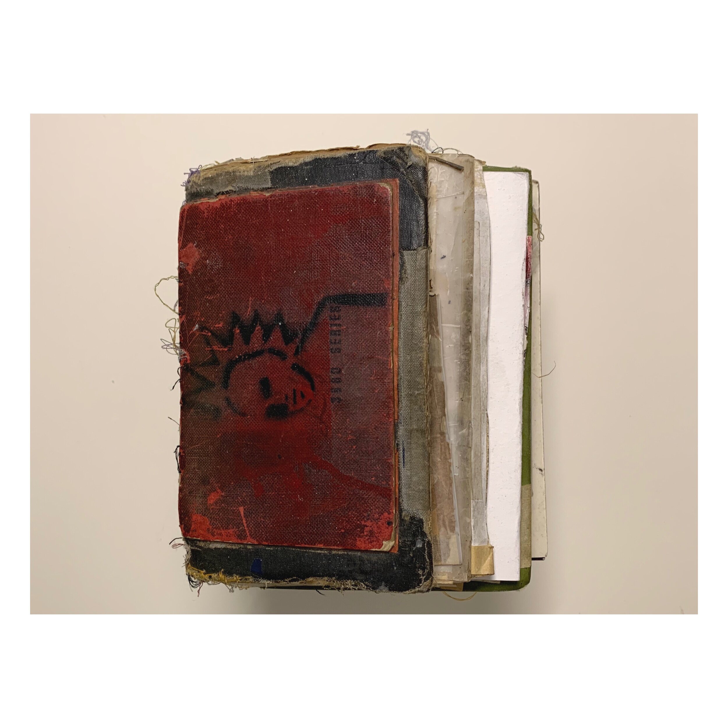 Art Journal, Front Cover, 2004 - 2020, mixed media.