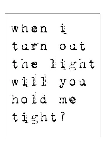 When I Turn Out The Light