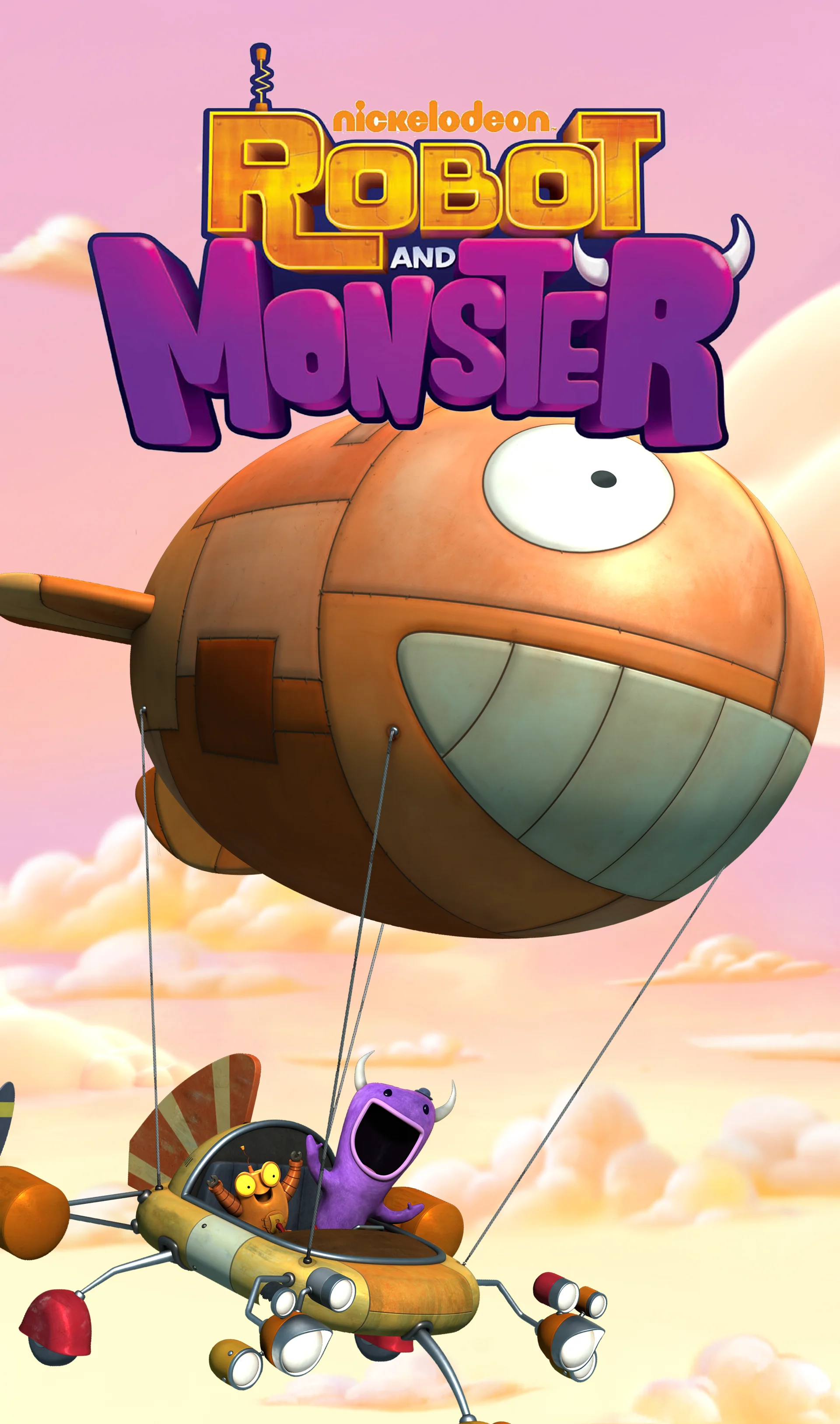Robot And Monster Blimp