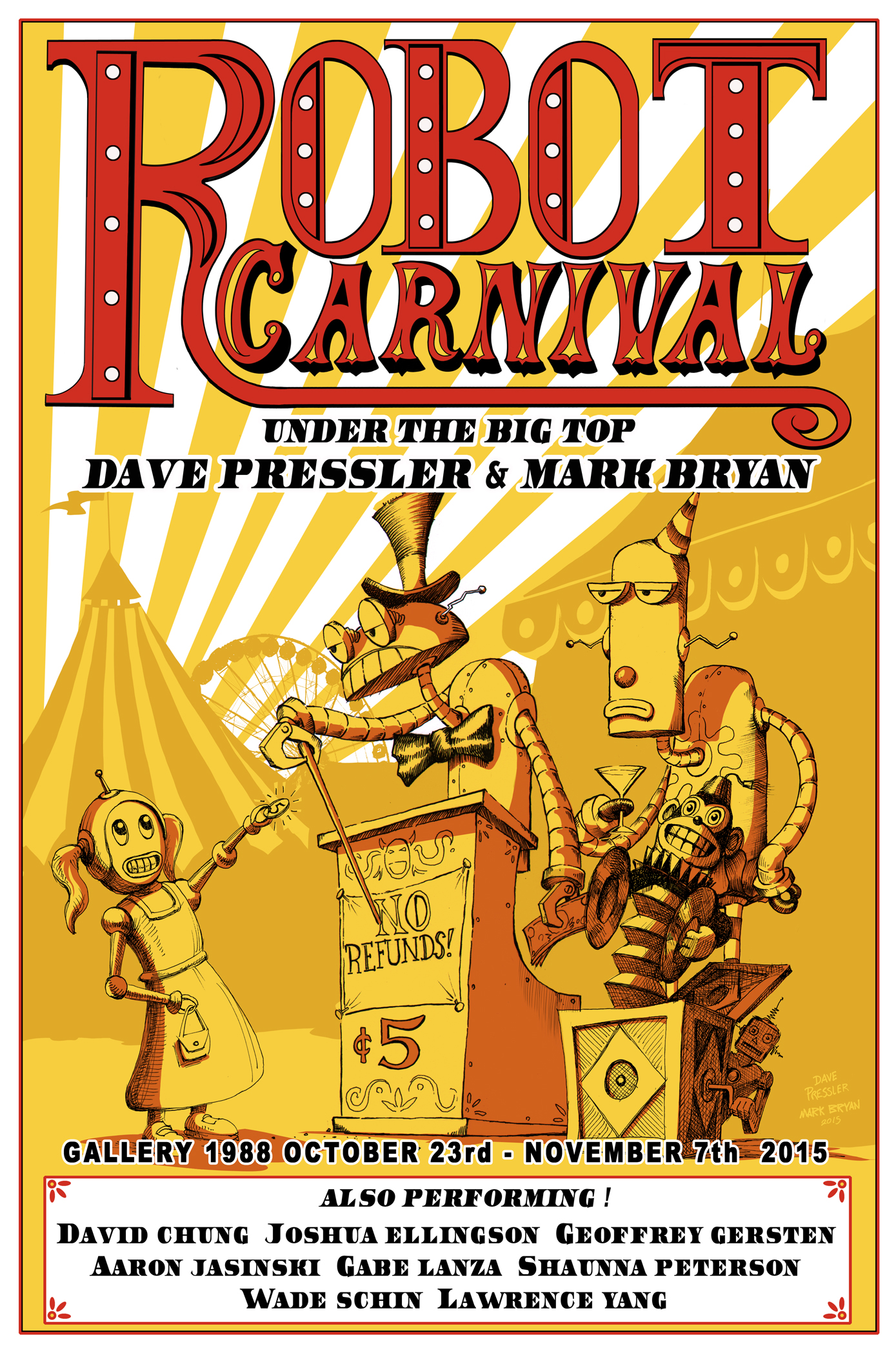 "Robot Carnival Show Poster"