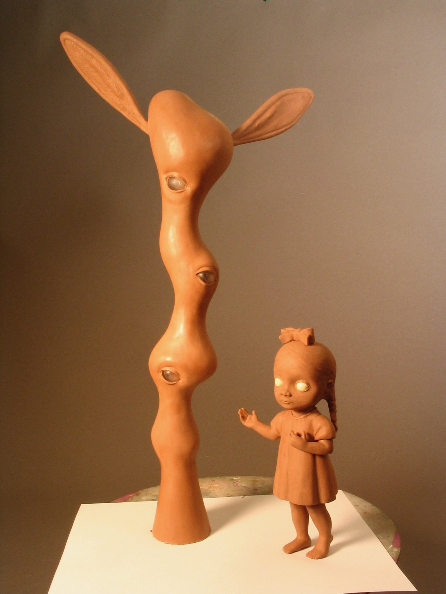 Mark Ryden's YHWH originally this was sculpted with the girl
