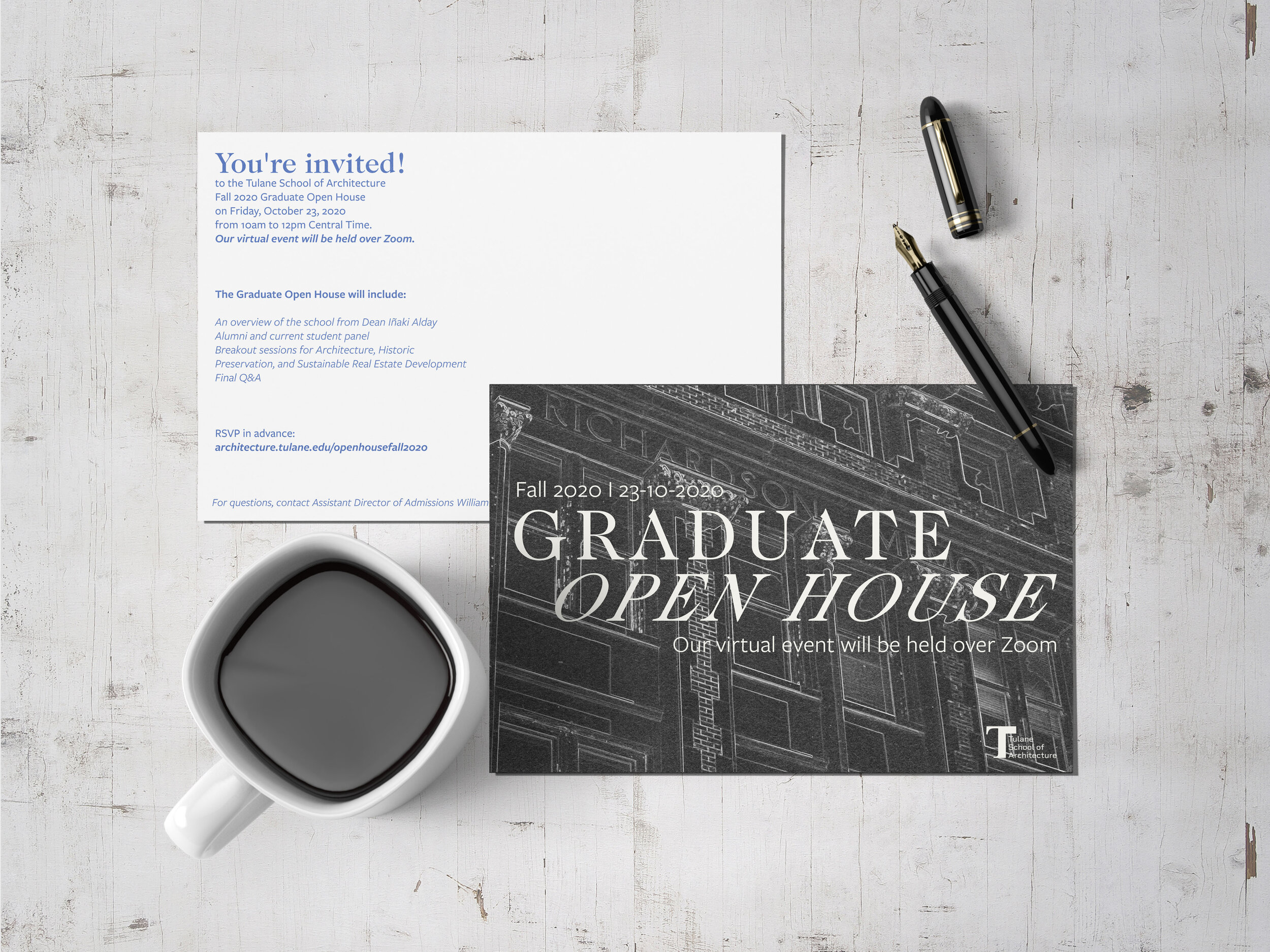 Tulane School of Architecture Graduate Open House Fall 2020