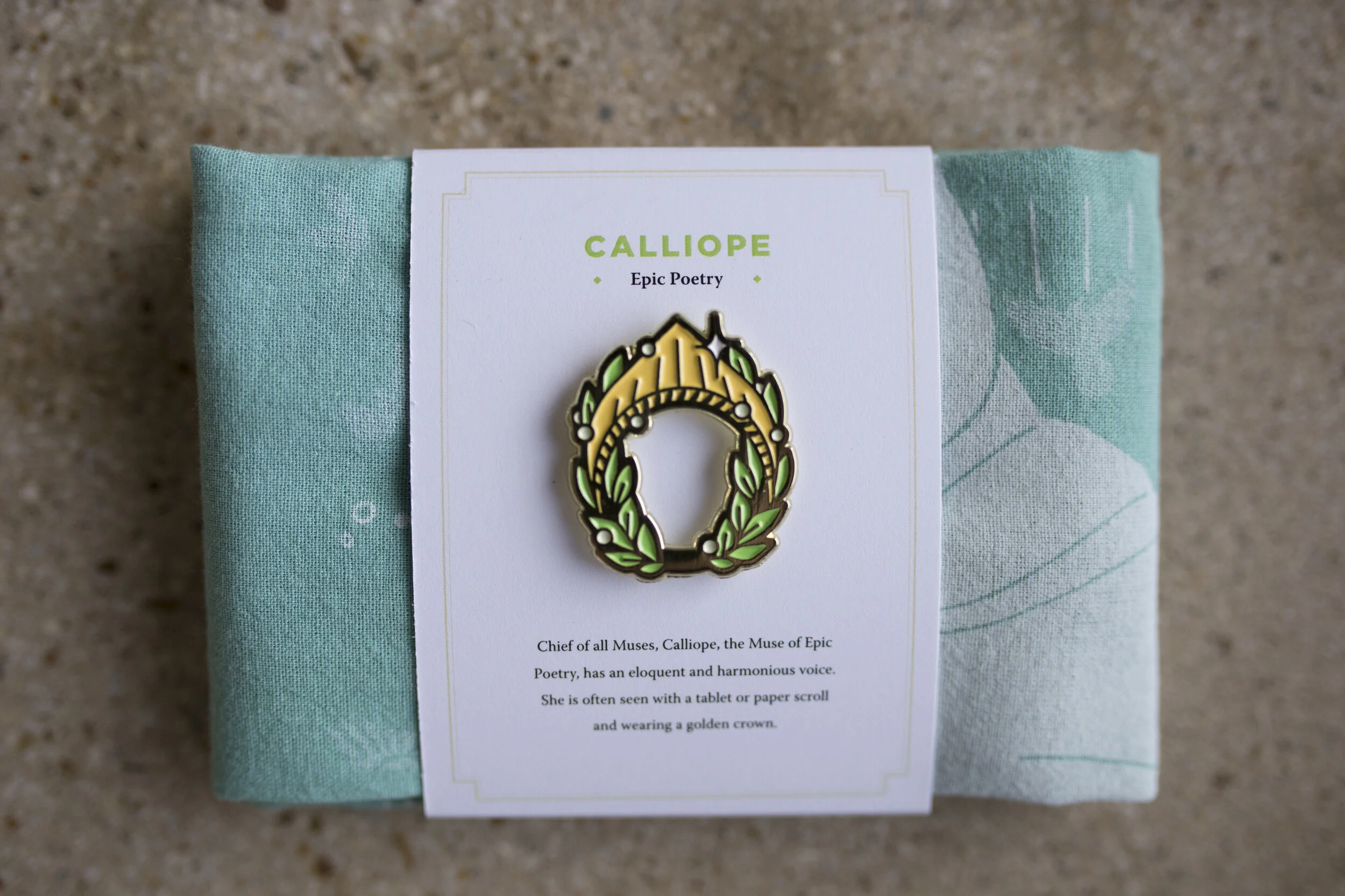 Calliope Bandana + Pin Set