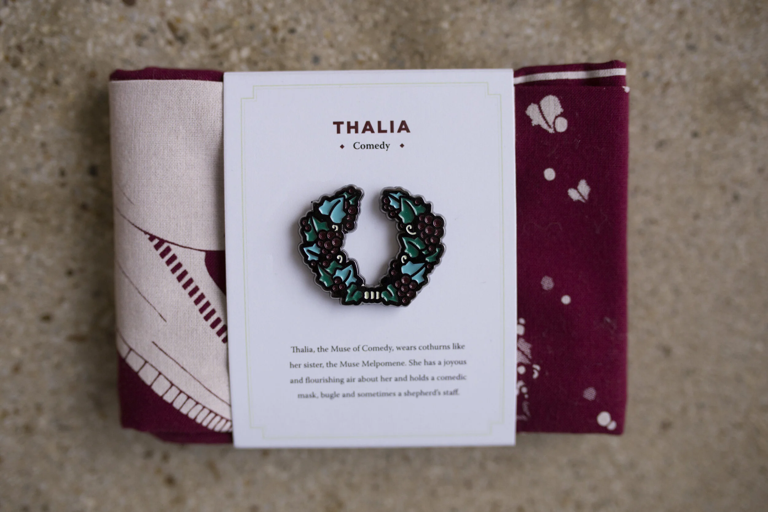 Thalia Bandana + Pin Set