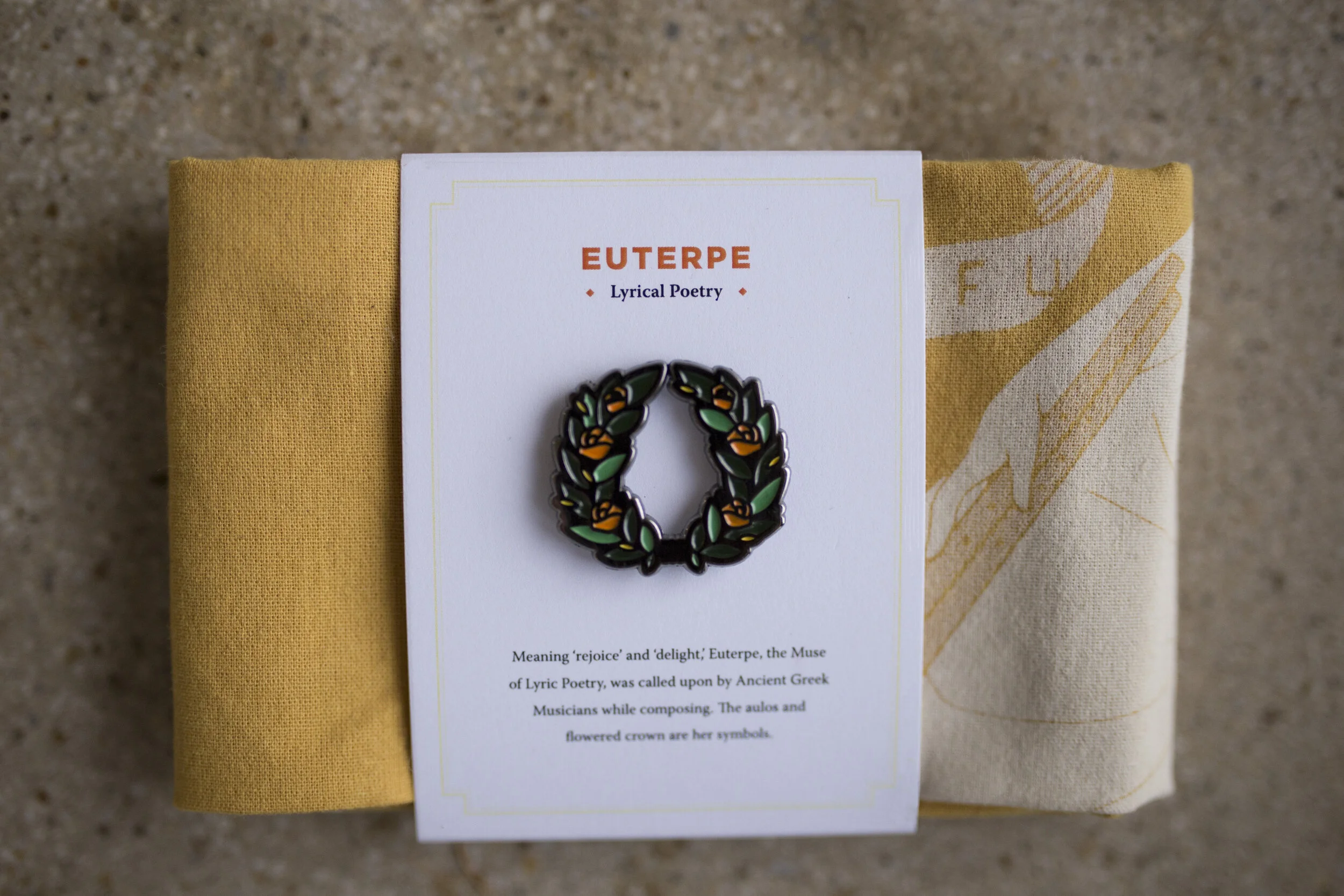 Euterpe Bandana + Pin Set
