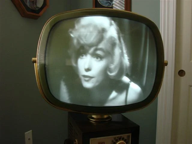 I purchased this Philco Predicta Danish Modern 1960 Model 4730 back in Dec 2008. The TV has been a very long process restoring. This was going be my first attempt at restoring a TV. I have been restoring radios for about 20 years so I know the basics. From what I have read, this is a hard to find model and somewhat a low production model too. Go figure I should find a nice one to start on. I was going to need some advice along the way of the restoration. I am a little rusty on video, horizontal, vertical, and all stuff in between. I do not have any of the necessary TV test equipment. I thought if I can handle fixing a radio, I could to this too. After weighting all these issues. I decided not to do the work my self. I sent the chassis and picture tube to a Larry Whitlock in Texas for restoration. This was back in January 2009. Larry did a fantastic job restoring the chassis. It has been a long time, but it is done now May 2009. The chassis restoration went well. The picture tube was the problem. The tube I had was a rebuilt one from years back, and it was very weak. The only re-builder left in the country of PT's a company called Hawkeye. Larry had to send the picture tube to Hawkeye. First, one came back and sparked. It had a bad replacement gun. The second one imploded in Hawkeyes oven. The third was the charm. I refinished the cabinet and reinstalled the chassis and picture tube. Knowing enough about TV's, to get myself into trouble, I made all the finial adjustment. It does work great!