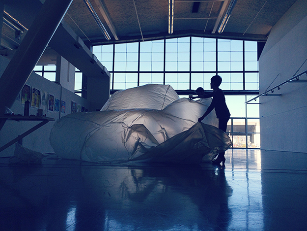 Interactive, Life-Sized, Inflatable Elephant: California Academy of Science Nightlife