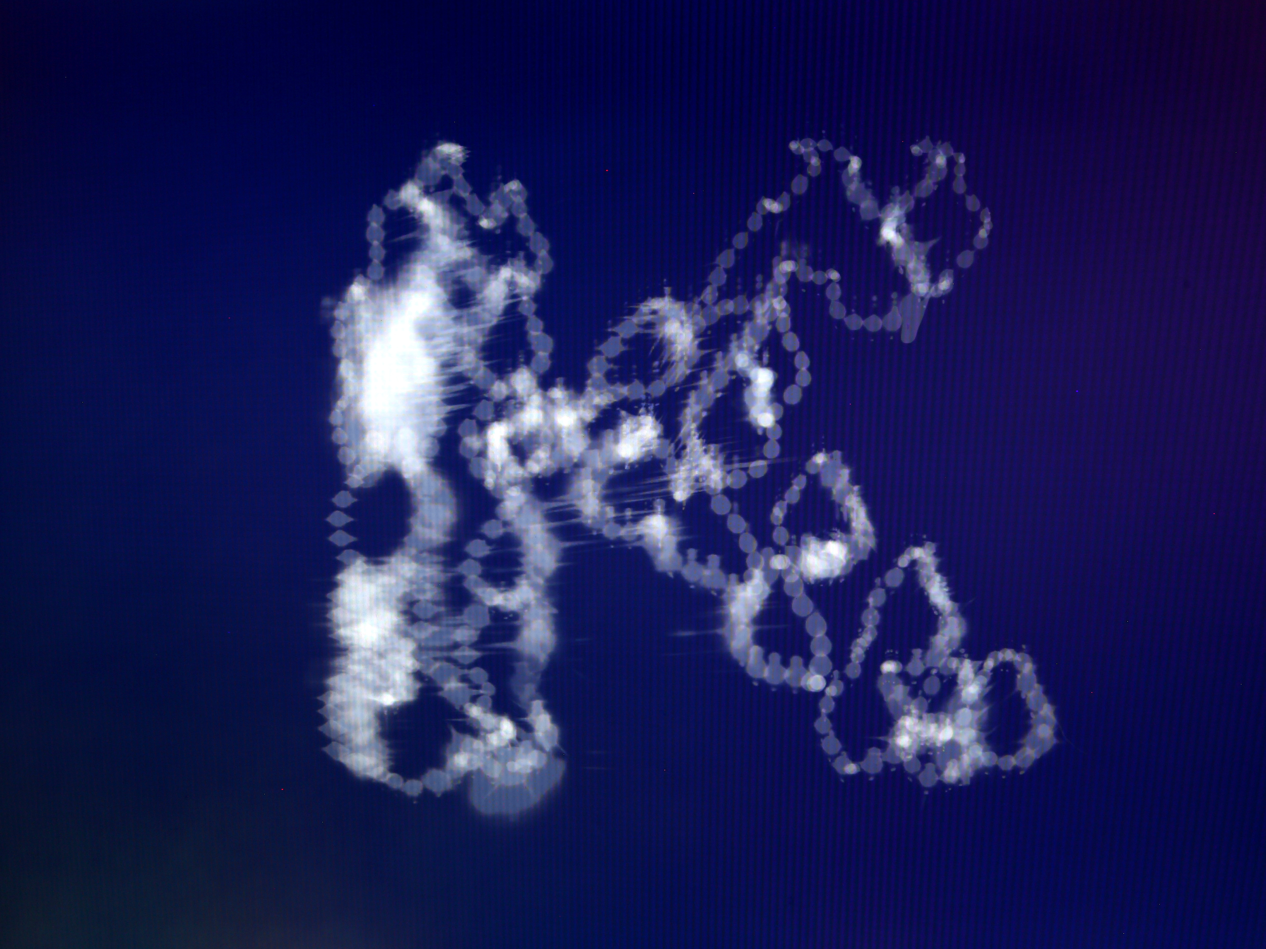 Individual laser cut of the letterform "K" amalgam 