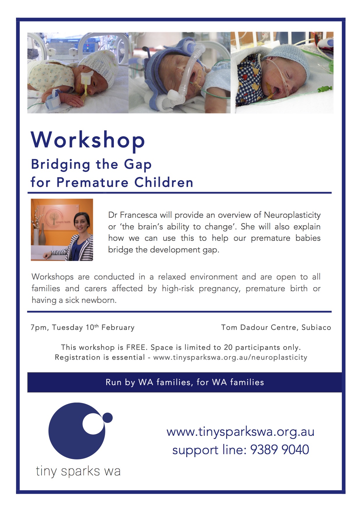 Workshop - Bridging the Gap for Premature Children