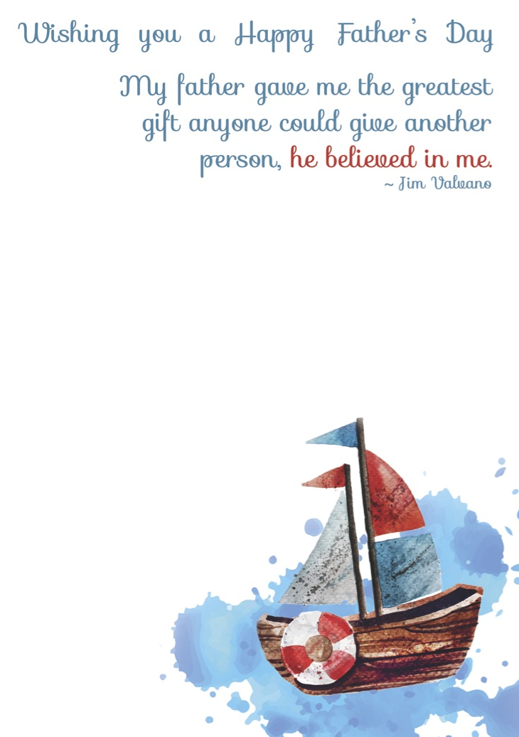 Cards for Dad's in neonatal units.