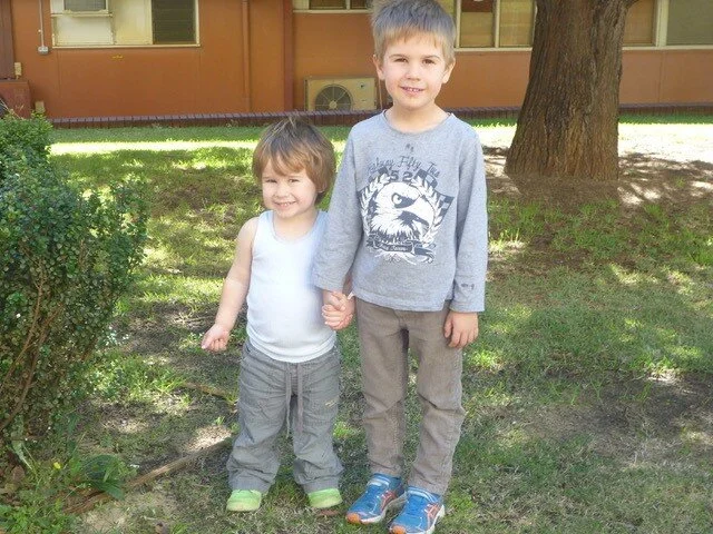 Proud Siblings Lockie and Jarvis King Edward Gardens.jpg