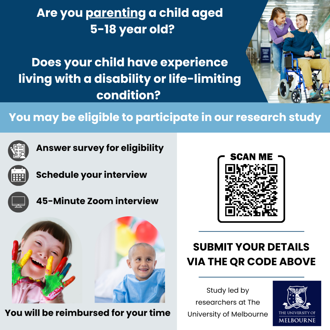 Living with disability or life limiting condition?