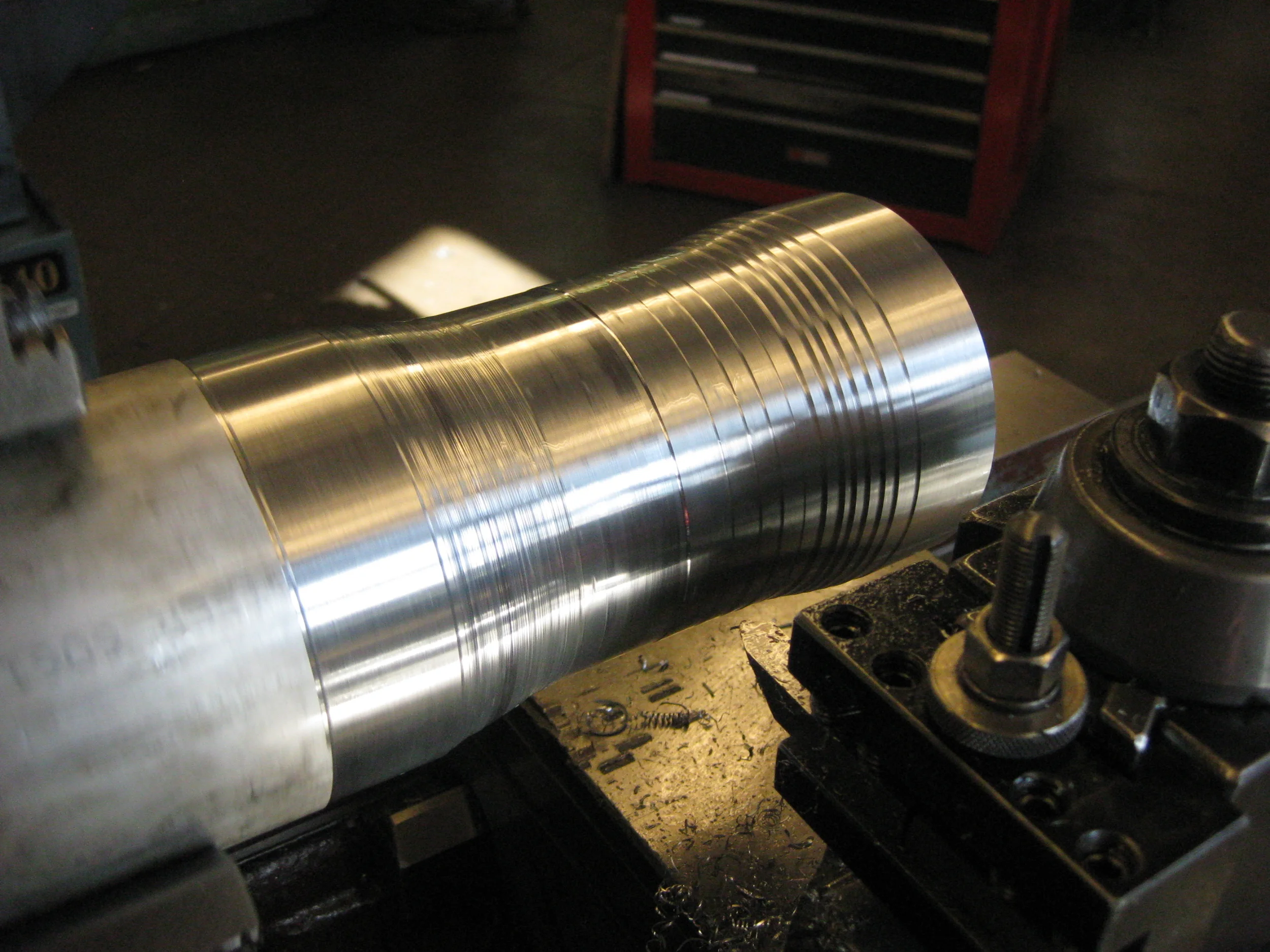  Roughing the mug shape 