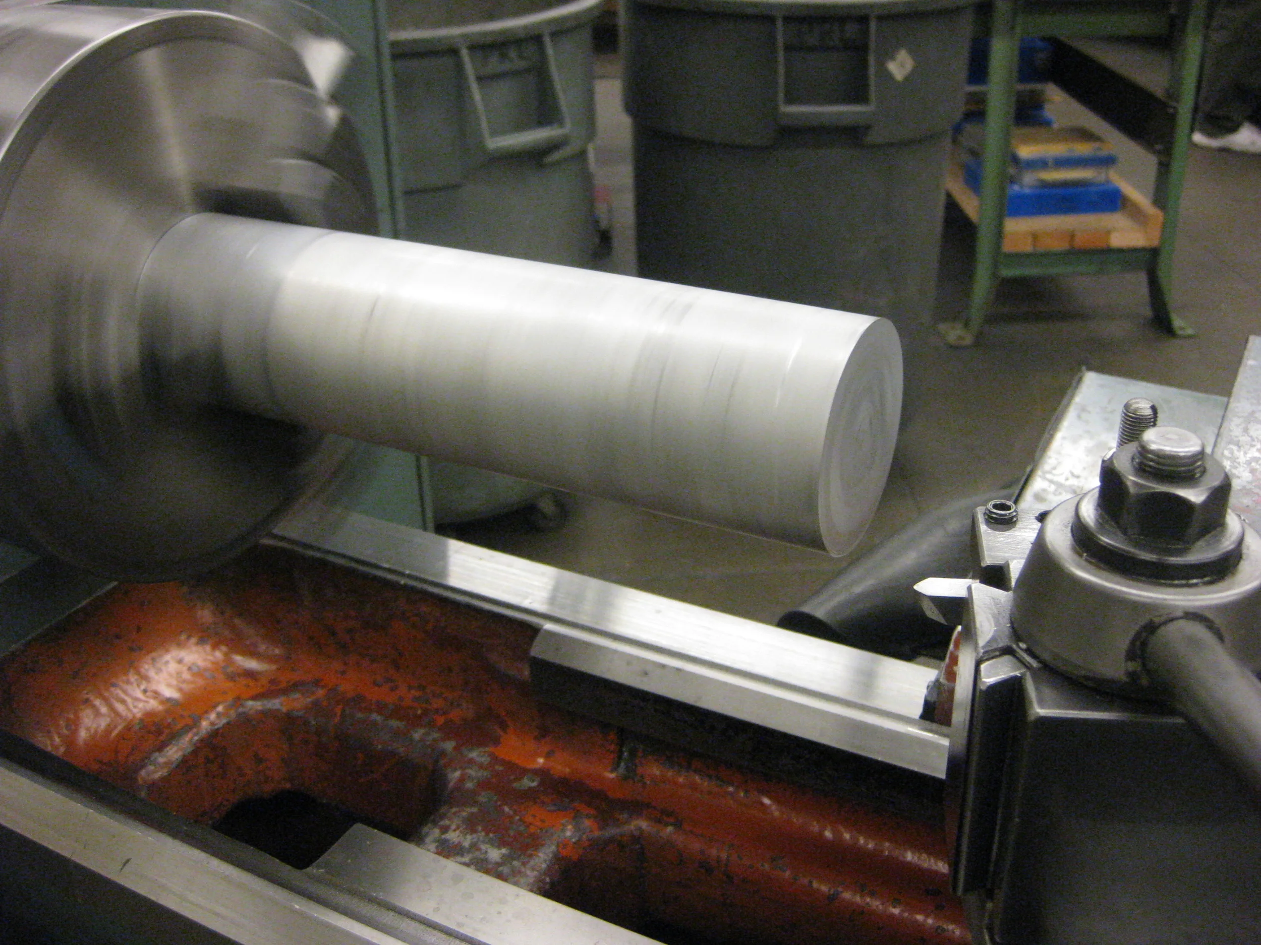  The aluminum round stock 