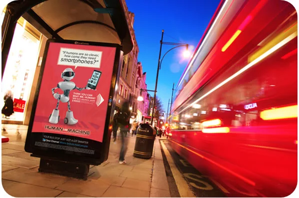 Making UK Bus Stop Advertising Interactive
