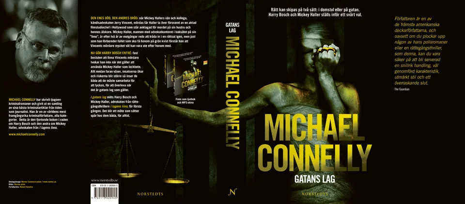 Michael Connelly's The Brass Verdict, Swedish translation.