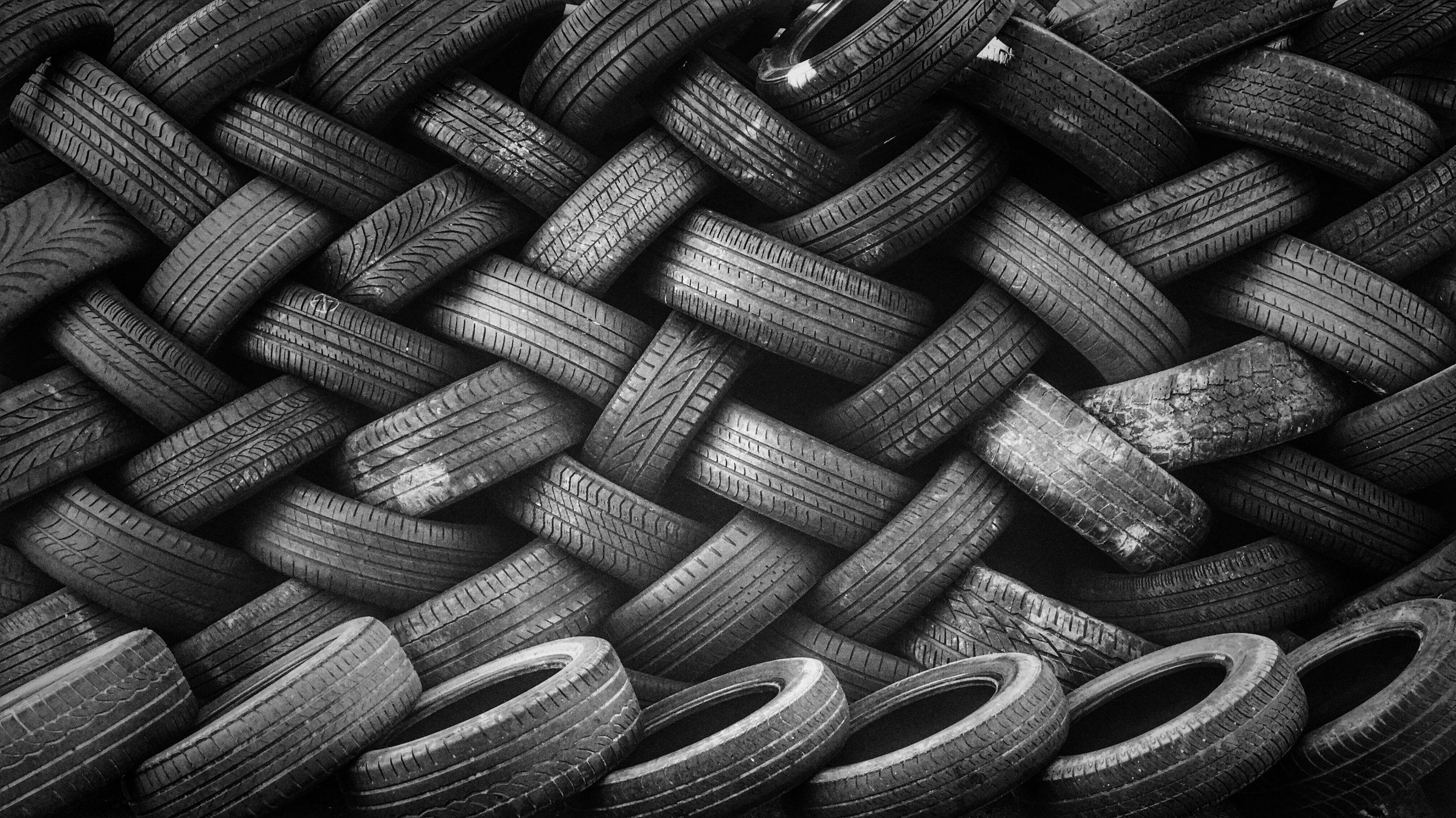 Some tired tires