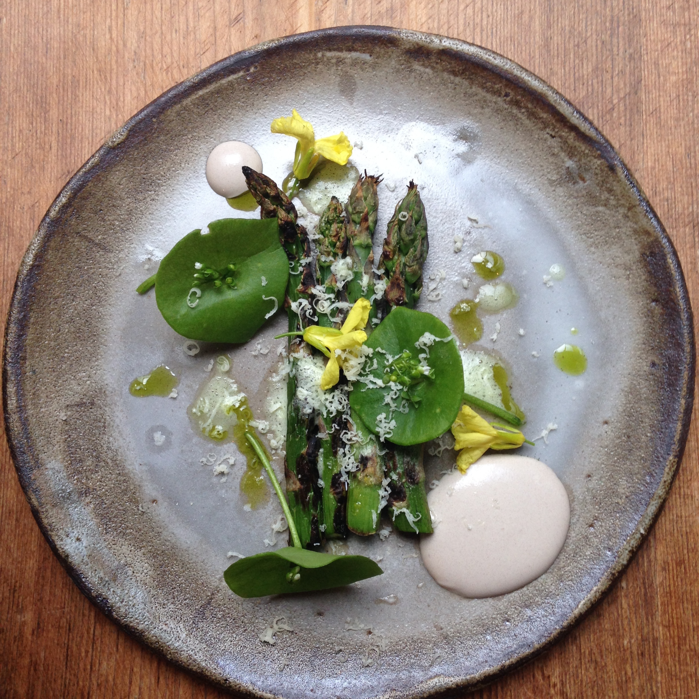 Wye Valley asparagus with Westcombe Tuffle Cheddar