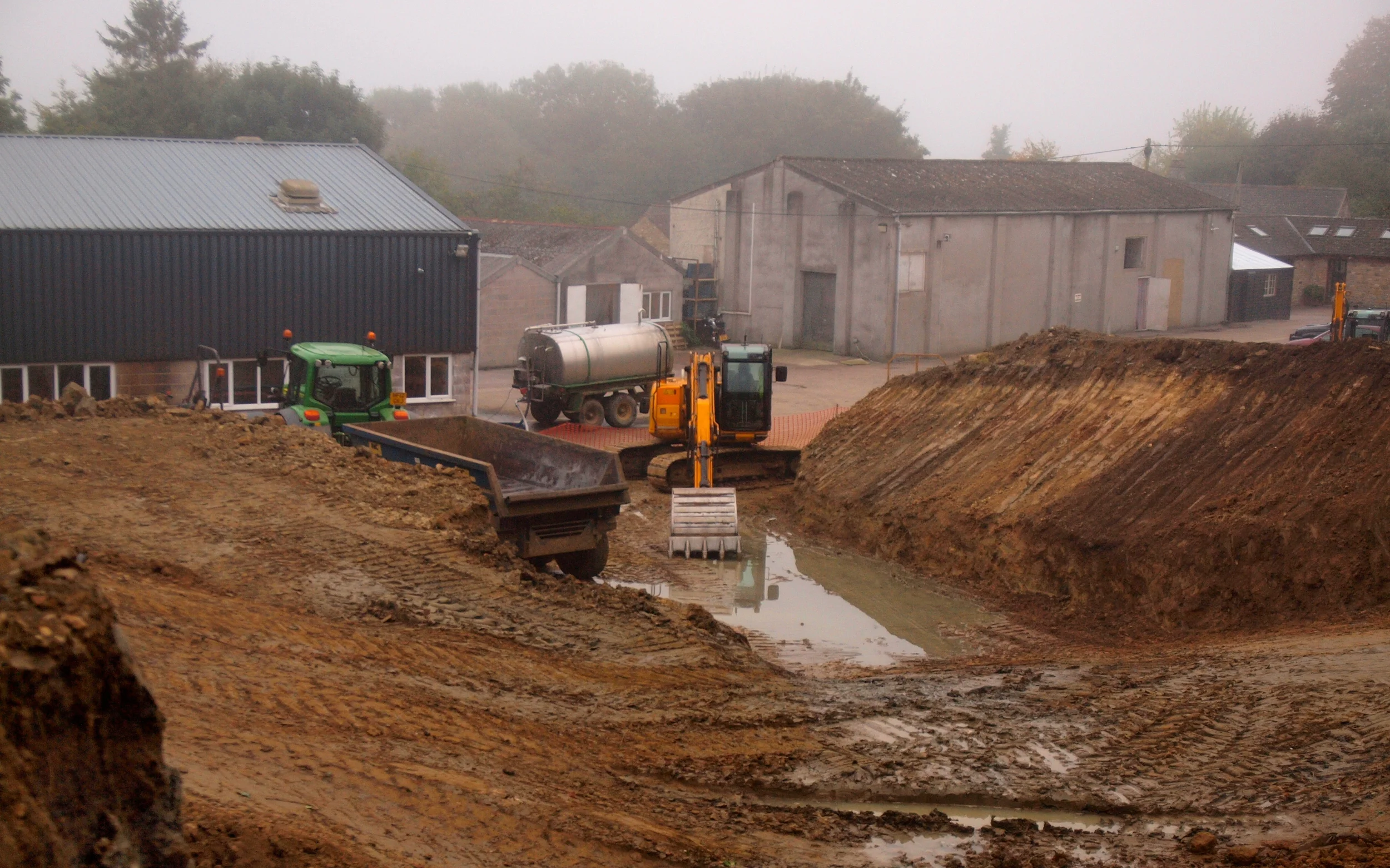 WORK STARTS ON THE NEW CHEESE CELLAR