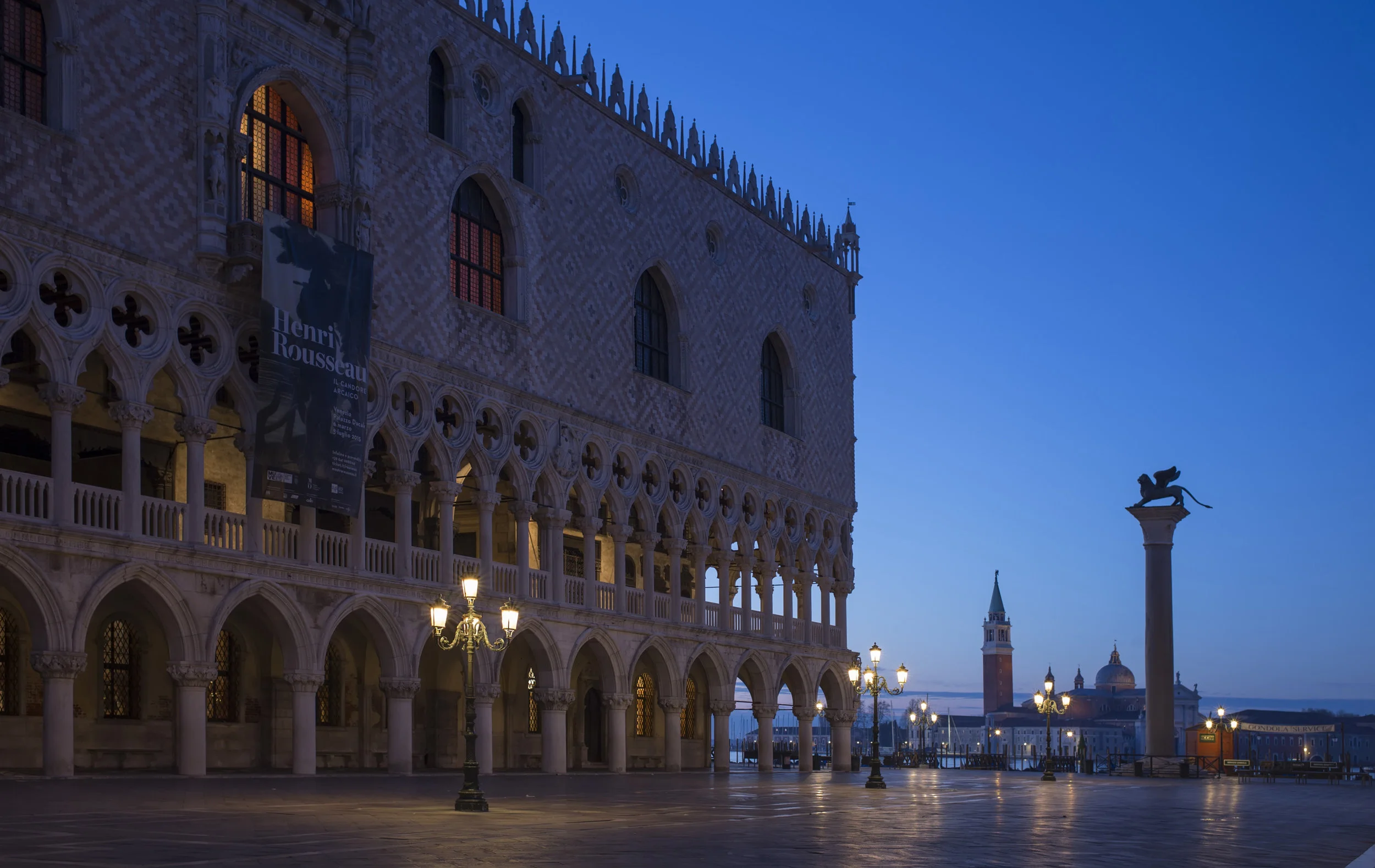 Early morning and sunrise in Venice