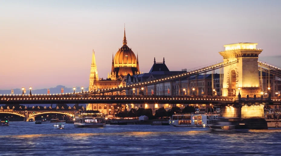 Parliament building in Budapest, Hungary