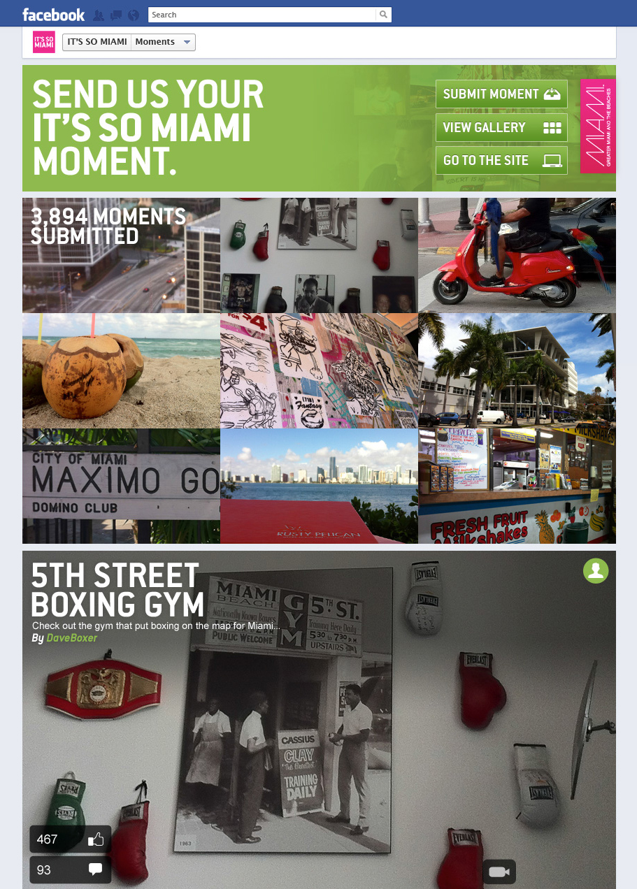 It's So Miami Facebook Application