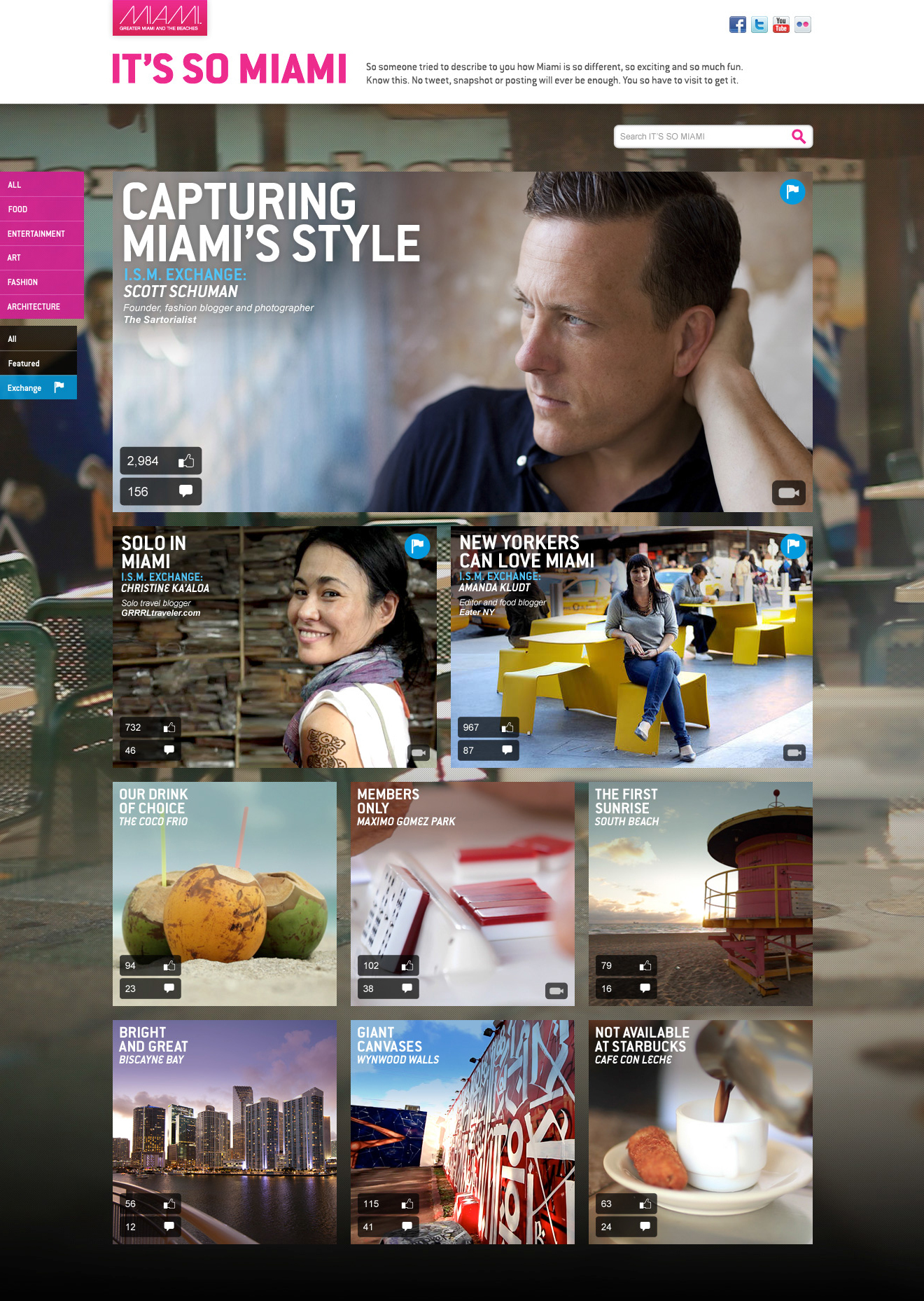 It's So Miami Microsite