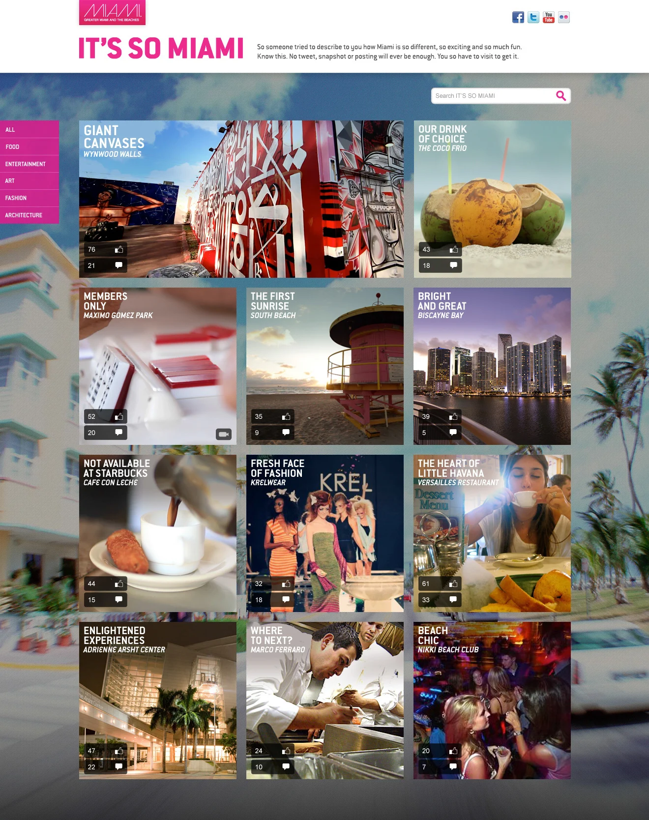 It's So Miami Microsite
